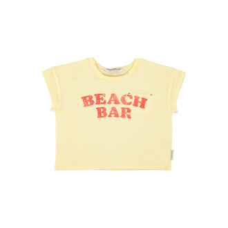 Piupiuchick Piupiuchick t'shirt light yellow beach bar