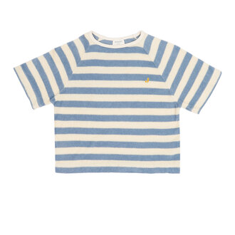Jenest Jenest to t-shirt water blue off white stripe