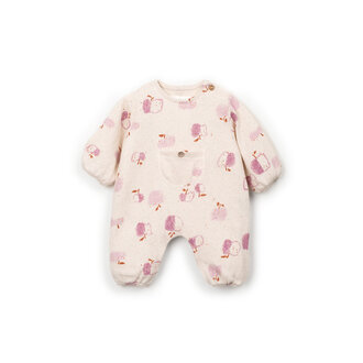 Play Up Play Up printed jersey jumpsuit apples sculpture