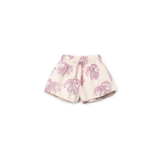 Play Up Play Up printed embellished jersey shorts monstera