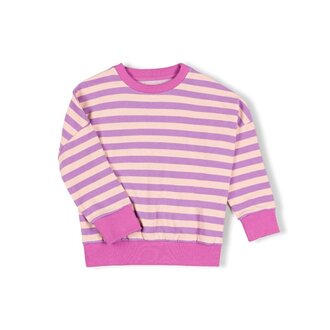 Nixnut Nixnut Rel Sweater Iris Stripe