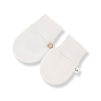 1 + in the family 1+ in the family NURA mittens ecru T0 (0-1M)