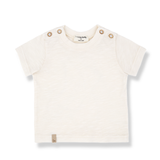 1 + in the family 1+ in the family KAMARI s.sleeve t-shirt ecru
