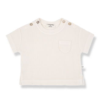 1 + in the family 1+ in the family DELION s.sleeve t-shirt ecru