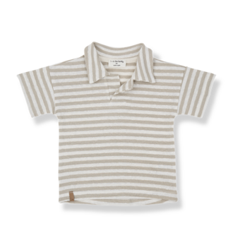 1 + in the family 1+ in the family BORRASSA s.sleeve polo beige