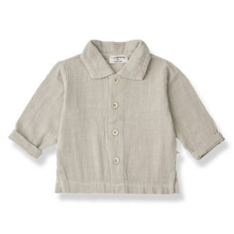 1 + in the family 1+ in the family JAFRE button-down shirt beige