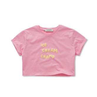 Sproet & Sprout Sproet & Sprout Boxy T-shirt ice cream  Podium pink