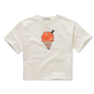 Sproet & Sprout Sproet & Sprout T-shirt ice cream  Off-white