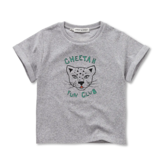 Sproet & Sprout Sproet & Sprout Terry T-shirt cheetah Grey melee