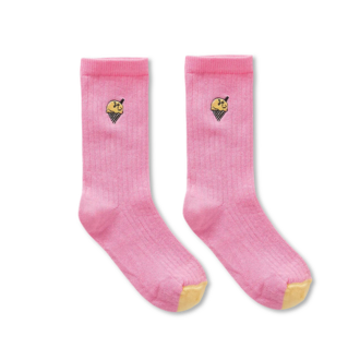 Sproet & Sprout Sproet & Sprout Socks ice cream pink Podium pink