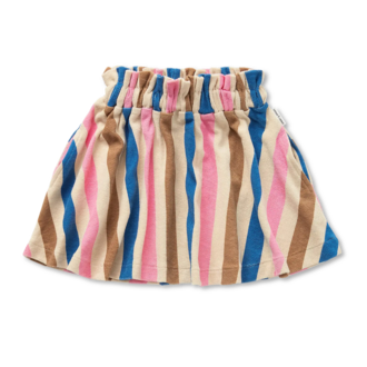 Sproet & Sprout Sproet & Sprout Paperbag skirt stripes  Sesame