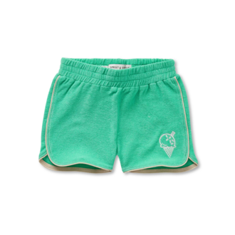 Sproet & Sprout Sproet & Sprout Terry sport shorts green  Jade green
