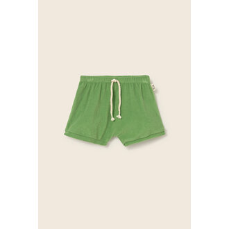 Cozmo Cozmo soft terry cloth baby shorts green