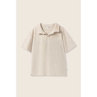 Cozmo Cozmo soft terry cloth T-shirt beige melange