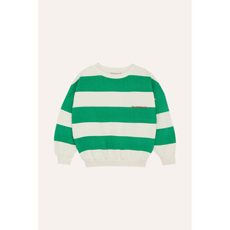 The Campamento The Campamento Green Stripes Sweatshirt green/white