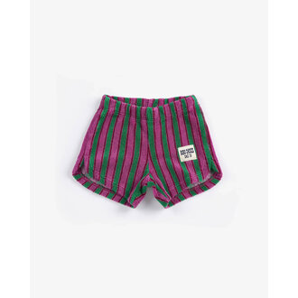 Bobo Choses Bobo Choses Striped terry cloth shorts