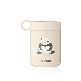 Liewood Liewood Kiani Printed Food Jar Panda / Sandy