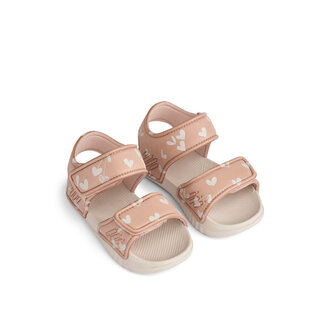 Liewood Liewood Blumer Printed Sandals Sweethearts / Pale tuscany