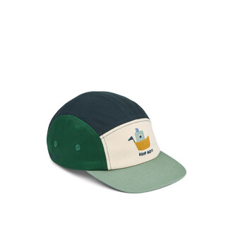 Liewood Liewood Rory Printed Cap Blue fog multi mix