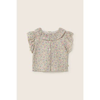 Cozmo Cozmo floral cotton voile blouse multi