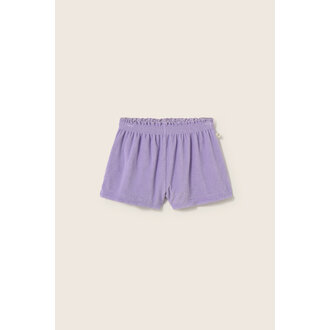 Cozmo Cozmo soft terry cloth side slits shorts lavender