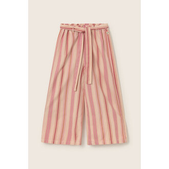 Cozmo Cozmo striped cotton pants pink