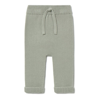 li & me li & me WILL Plain knit trousers apple