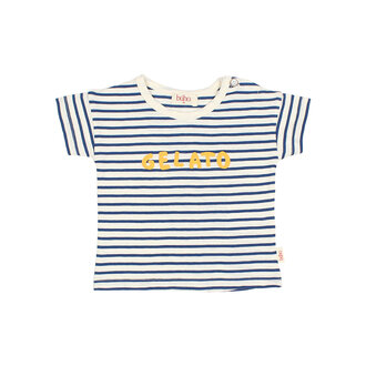 Buho Buho bb stripes t-shirt navy