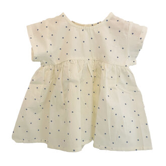 Pequeño Tocón Pequeño Tocón dress blue dots