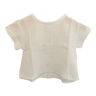 Pequeño Tocón Pequeño Tocón shirt shortsleeve muslin white