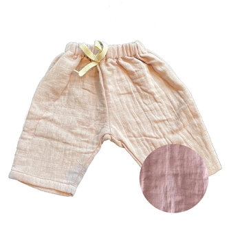 Pequeño Tocón Pequeño Tocón pants muslin melange pink