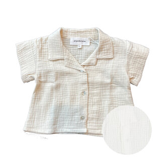 Pequeño Tocón Pequeño Tocón shirt muslin white