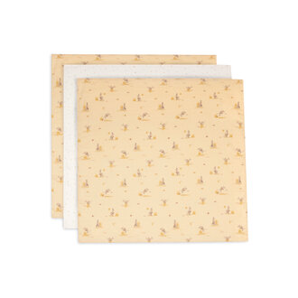 Jollein Jollein Hydrofiele Doek Small 70x70cm Kangaroots (3pack)