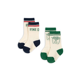 Konges Slojd Konges Slojd 2 pack rib fries socks fine dining