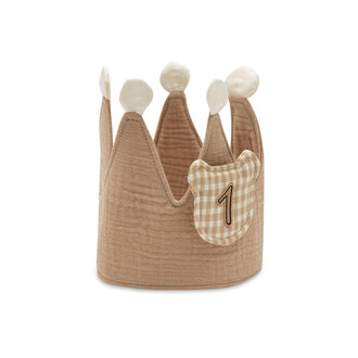 Jollein Jollein Verjaardagskroon met cijfers Teddy Bear