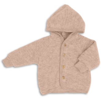 Engel Natur Engel Natur Hooded Jacket sand melange