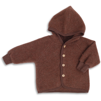 Engel Natur Engel Natur Hooded Jacket cinnamon melange