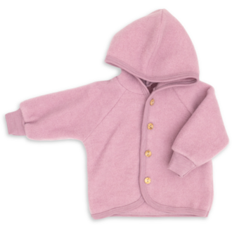 Engel Natur Engel Natur Hooded Jacket rosewood melange