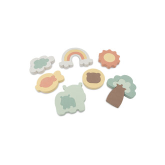 Jollein Jollein Bath Foam Puzzle Kangaroots