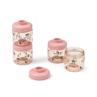Liewood Liewood Dominique Baby Food Tritan Boxes 100 ml 4-Pack Cherry heart / Rosey