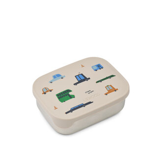 Liewood Liewood Arthur Printed Lunchbox Cars / Sandy
