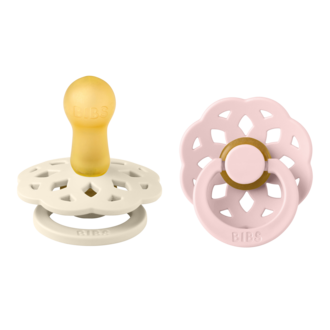 BIBS BIBS ROUND T2 6-18M boheme ivory/blossom