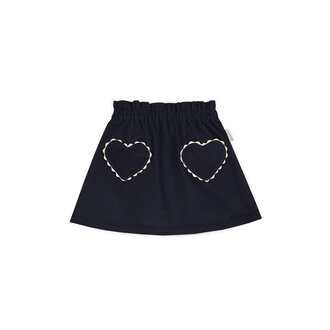 Mipounet Mipounet Clotilde velvet skirt blue