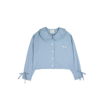 Mipounet Mipounet Florence vichy shirt blue