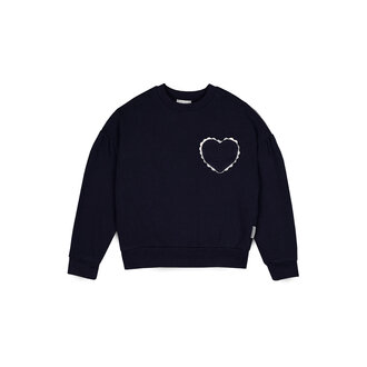 Mipounet Mipounet Clotilde fleece sweatshirt blue