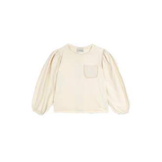 Mipounet Mipounet Lucia flamé t-shirt ecru
