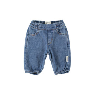 Piupiuchick Piupiuchick baby trousers washed navy denim