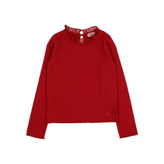 Buho Buho ruffle t-shirt cherry