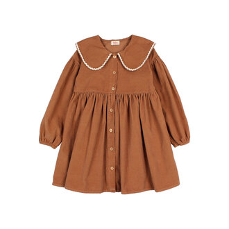 Buho Buho soft velour dress cookie