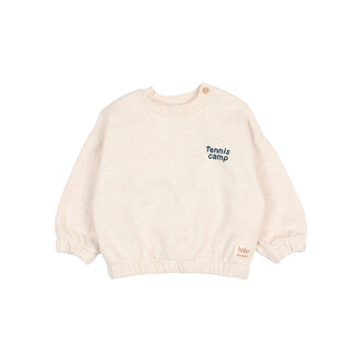 Buho Buho bb tennis sweatshirt ecru melange